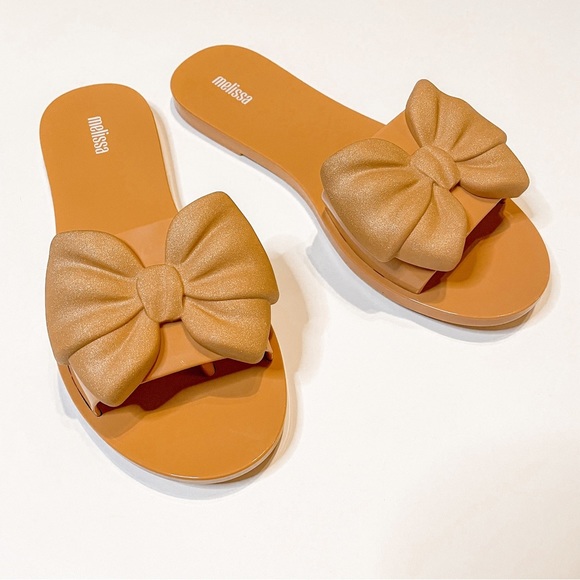 NWOT MELISSA Babe II Bow Slide Sandal, Size 9 - Picture 1 of 8